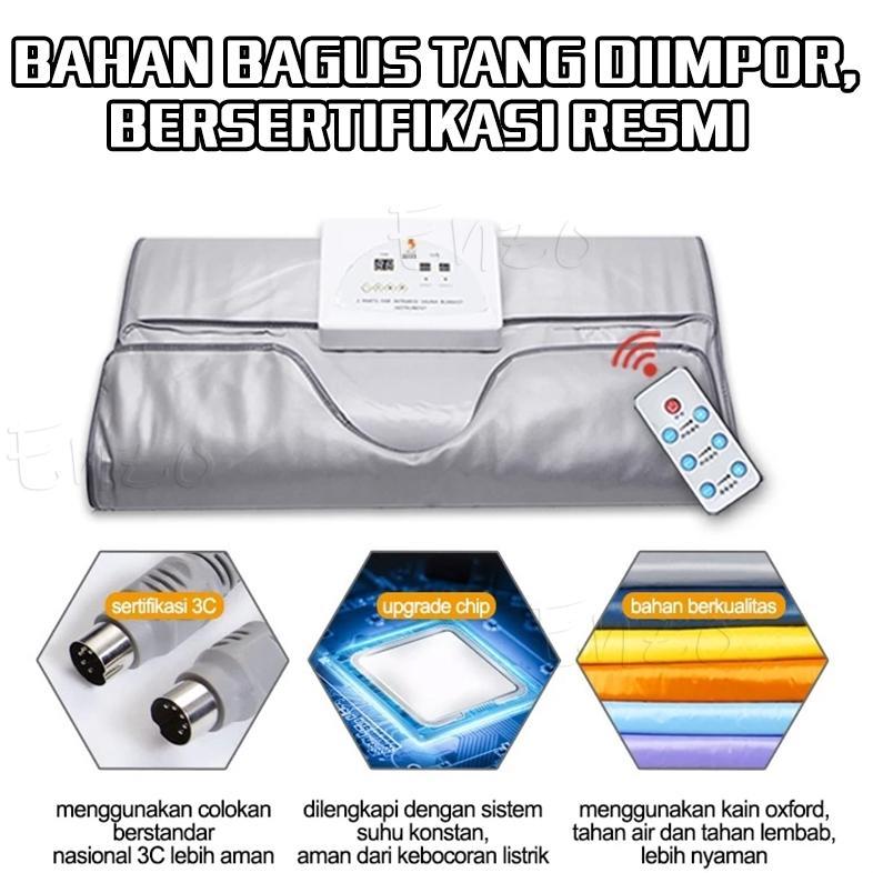 bestpromo sauna blanket 650w heating blanket full body slimming selimut sauna pengurus buang lemak d