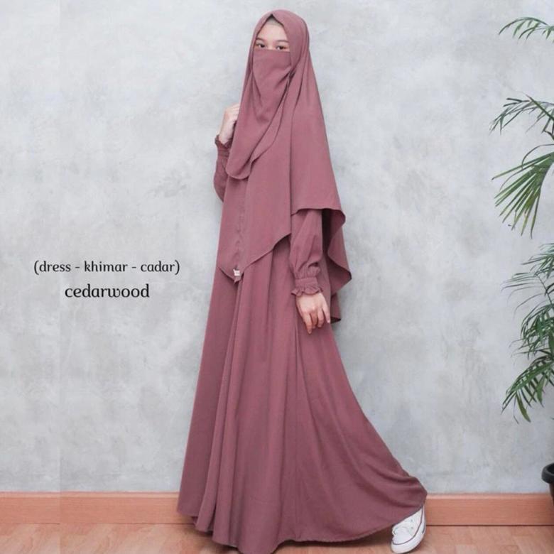 Official Araya Set ( Gamis + Hijab + Cadar )/Epic/Gagil/Ninos