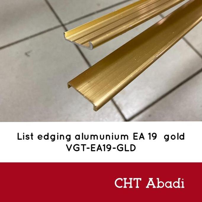 LIST EDGING ALUMUNIUM EA 19GOLD