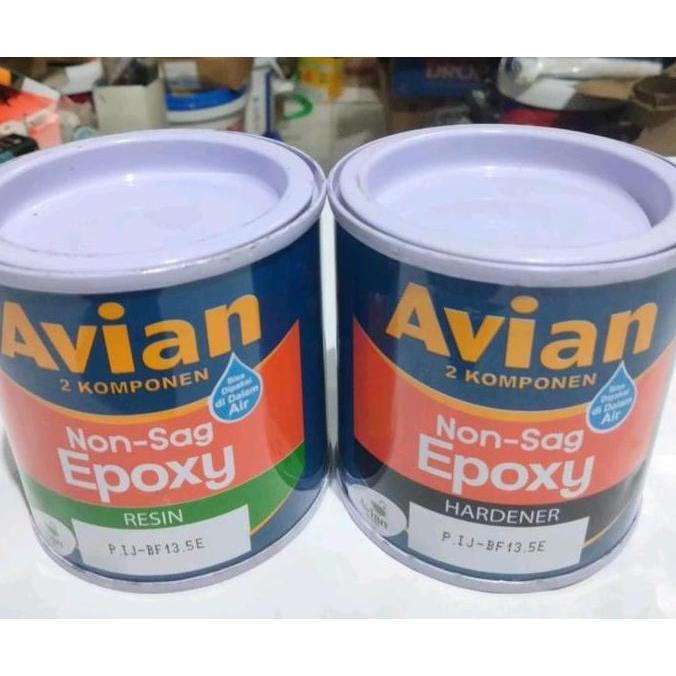 amoeemir- AVIAN-Lem-EPOXY-Non-Sag-2-Komponen (RESIN+HERDENER), Lem Kapal laut Diskon