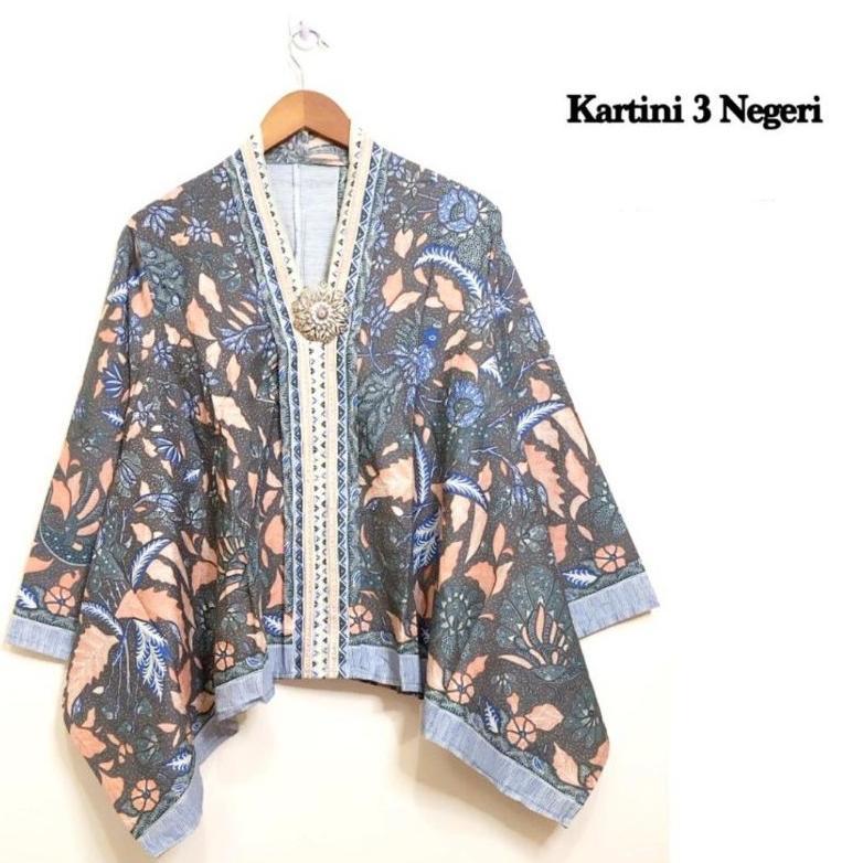 ORIGINAL ATASAN BLOUSE BATIK KARTINI TIGA NEGERI