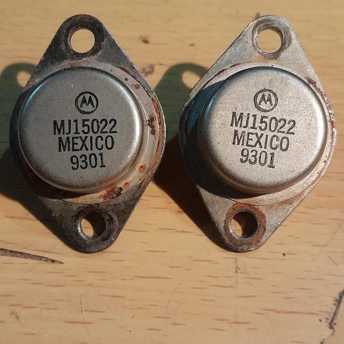 TRANSISTOR MJ15022 MJ 15022 MOTOROLA JADUL - USED COPOTAN BBM27