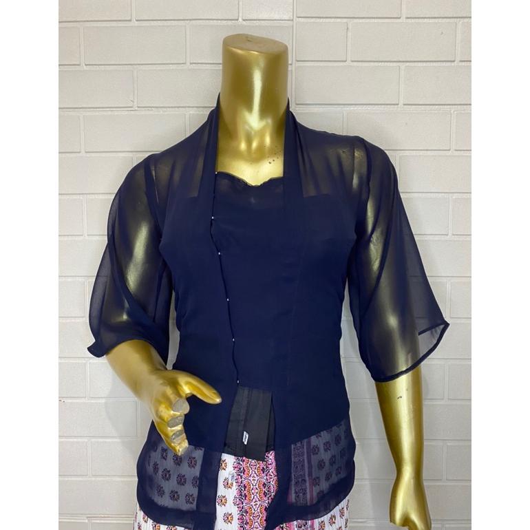 Kebaya Sifon Lengan Lonceng Polos (Kebaya Saja)