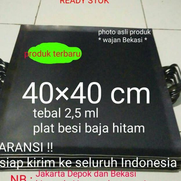 Wajan Roti Bakar Plat Baja Anti Lengket Penggorengan Pembakaran Pembakaran Teflon Kuali 40X40Cm  Dat