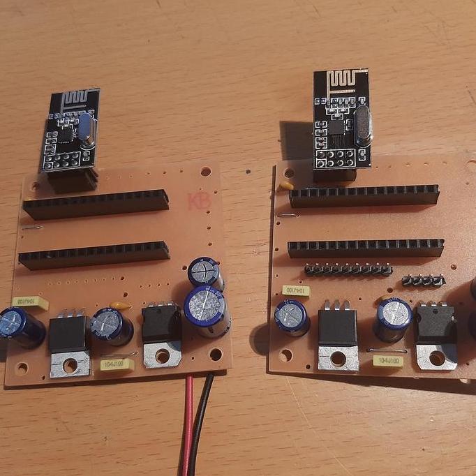 KIT ARDUINO NANO NRF24L01 NRF24L01 PA 2.4G TRANSCEIVER (SEPASANG 2PCS) BBM27