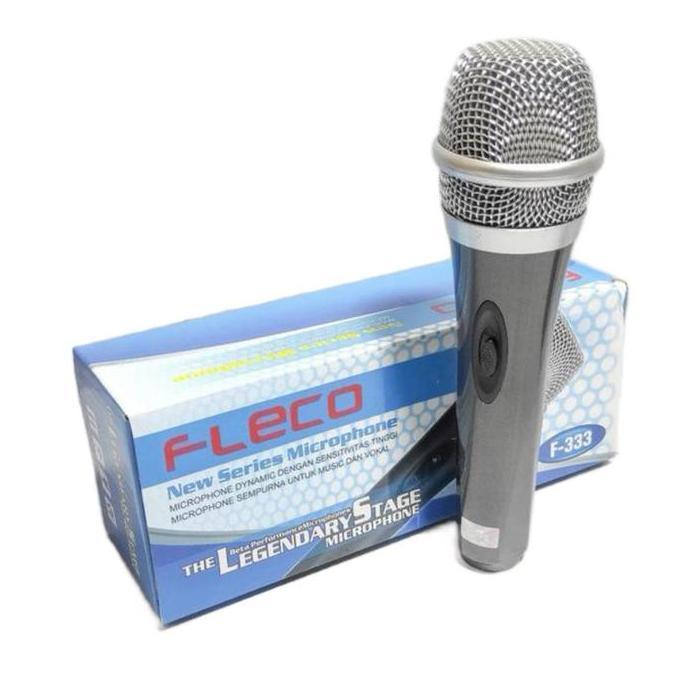 Ready Mic Professional Kabel FLECO F-333 Original Berkualitas Mikrofon murah