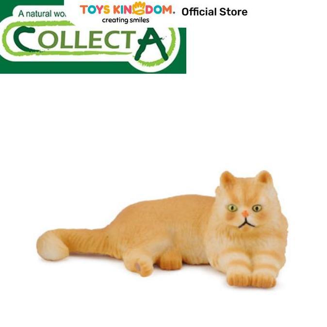 Toys Kingdom Collecta Figure Persian Cat Lying 88330