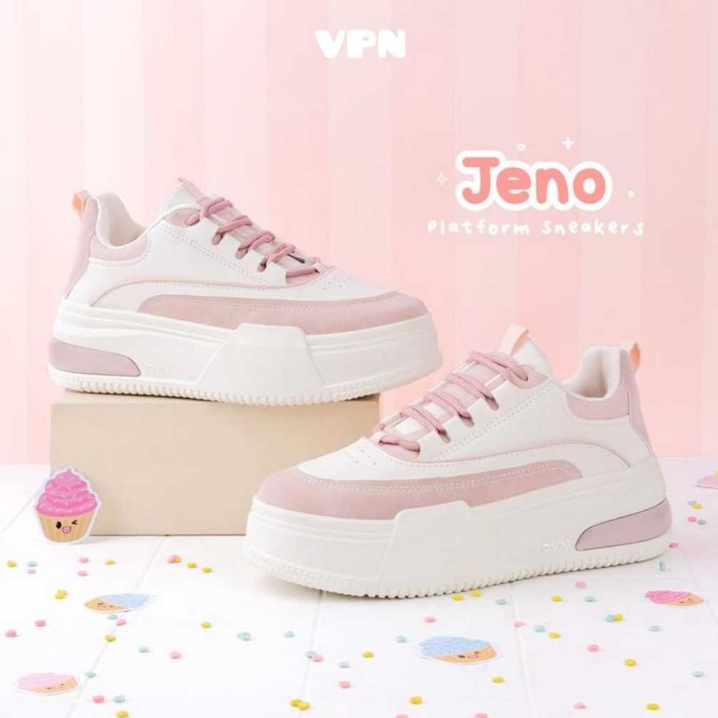 pengiriman cepat Daily Sneaks - VPN Jeno Sepatu Sneakers Wanita Kasual Sport Shoes Pink 438