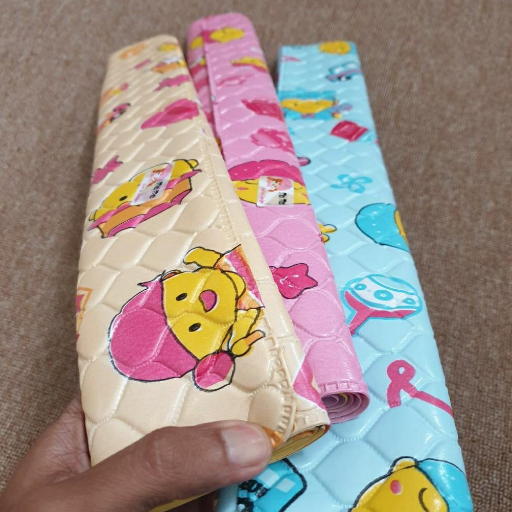bestpromo perlak bayi mei-mei 70x50cm polos | perlak print | alas ompol bayi | perlak bayi besar