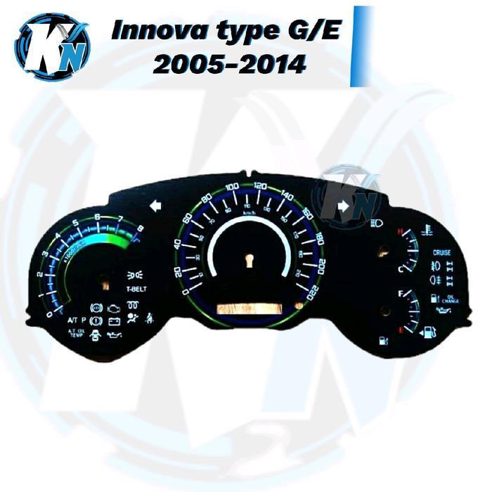 Speedometer Variasi Kijang Innova tahun 2005-2014 G / E / panel speedometer