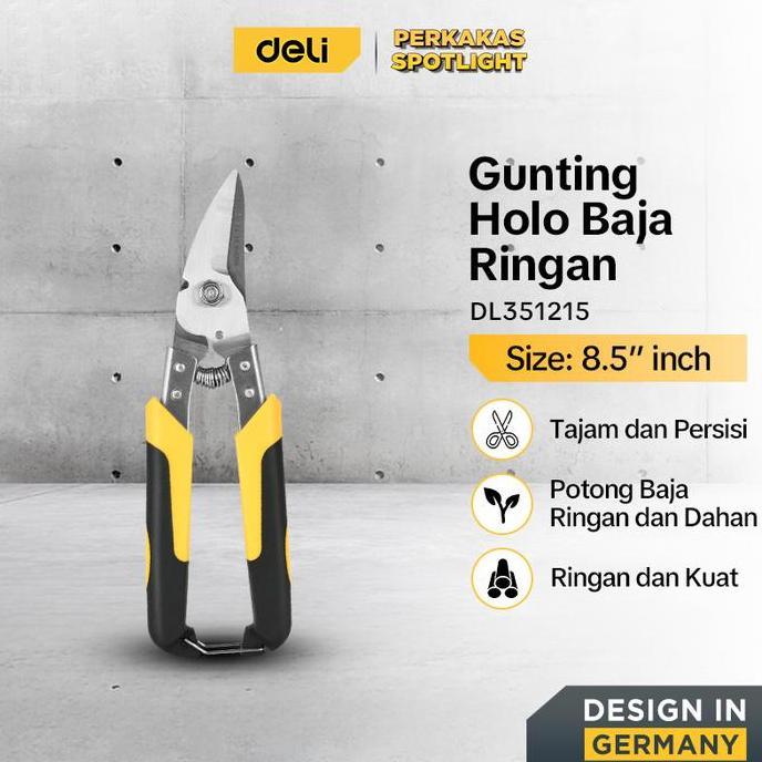 ferdinanecer - Deli Tools Gunting Holo Baja Ringan
