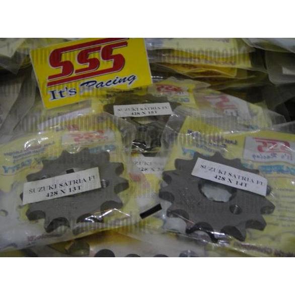 Gear SSS (Set) 428 SATRIA F150 Size 12T~16T+41T~45T+SSS HSBT 120L Gold