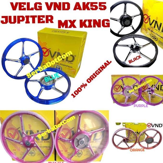 '' VND VELG VND AK55 AK 55 ORIGINAL JUPITER Z MX KING VEGA R MX Z1 ZR ORANGE BLUE PINK UNGU PURPLE B