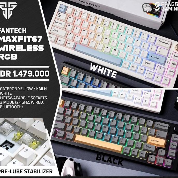 * FANTECH MAXFIT67 / MAXFIT 67 WIRELESS MECHANICAL KEYBOARD RGB ''