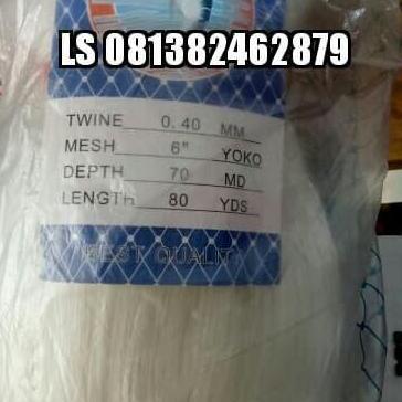 Promo Jaring Ikan 6" 040 Tinggi 10 M