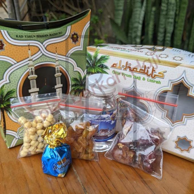 paket oleh oleh haji dan umroh termurah + coklat arab 2pcs+ air zamzam