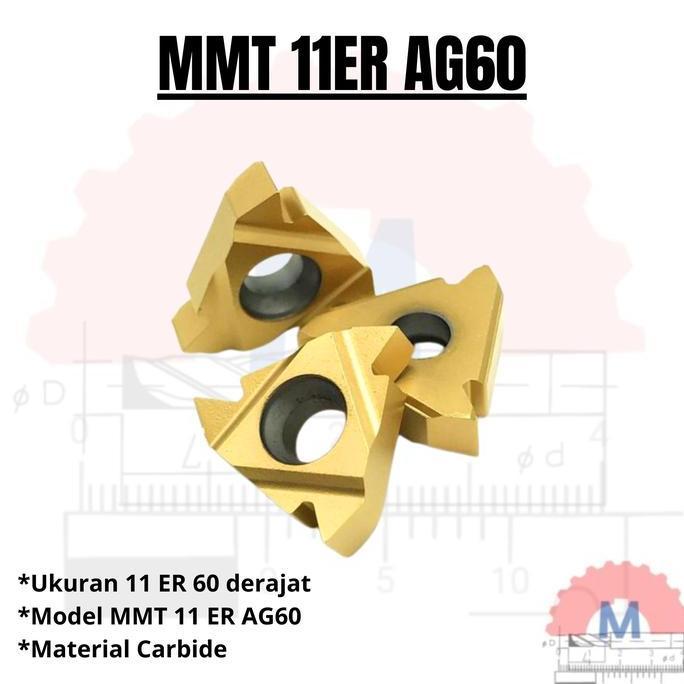 PAHAT DRAT LUAR 11ER 60 DERAJAT INSERT MMT11ER AG60 MS27