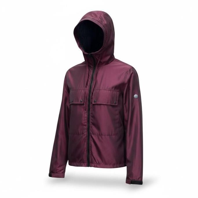 TERBARU  OUTFIRM - Jaket Nylon HUBNER Burgundy Bunglon TERBARU 