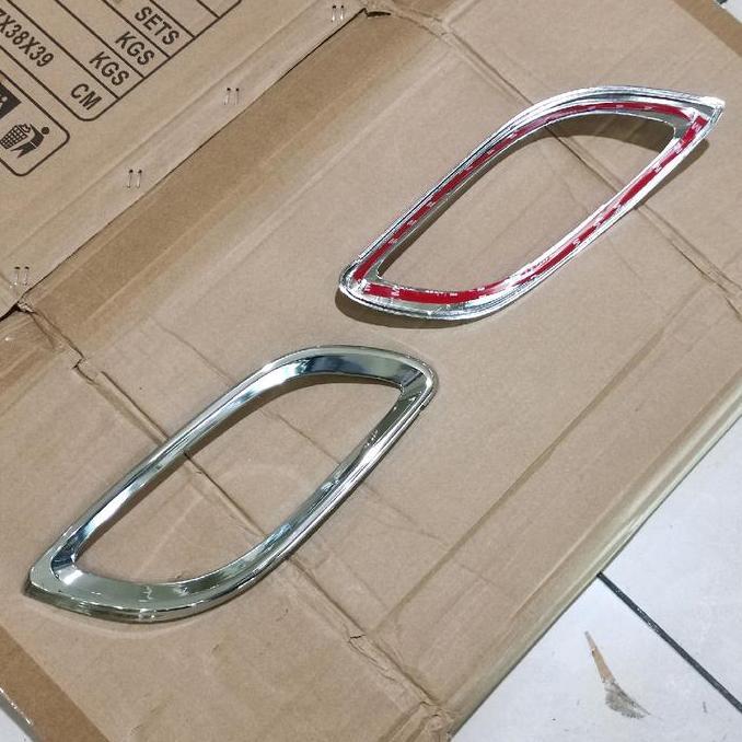 Auto- Cover Ring Foglamp New Yaris 2012 Garnish Fog Lamp Chrome