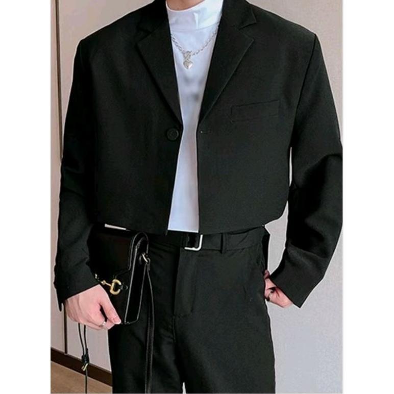 Discount Jas Crop Pria - Blazer Crop Top Pria - Croped Pria