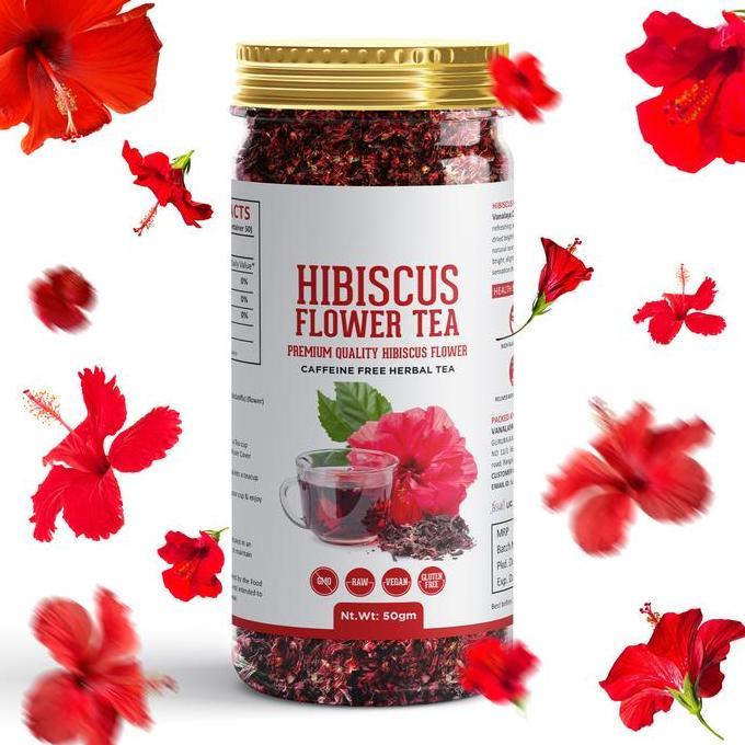 Organic Hibiscus Flower Tea/ Teh Bunga Hibiscus/ Teh Hibiscus Allshop