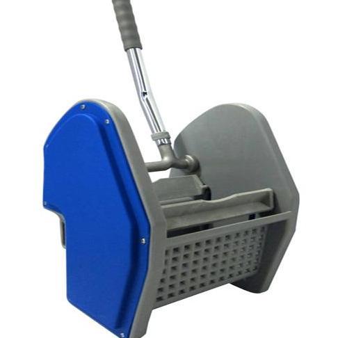 Blue Plastic Wringer Press Mop