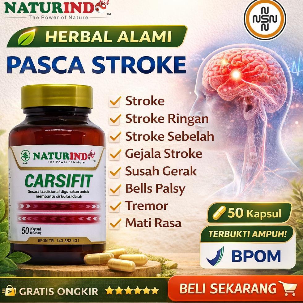Naturindo Carsifit Herbal Obat Stroke Paling Ampuh Carsifit Naturindo