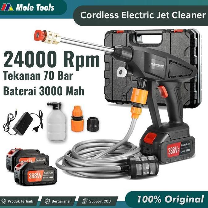 Kamolee Mesin Steam Portable Kamolee | Cuci Motor Gak Ribet - Alat Steam Cuci Motor Mobil - Jet Clea