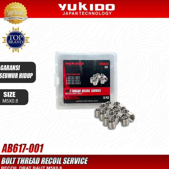 YUKIDO BOLT THREAD RECOIL SERVICE / RECOIL PERBAIKAN DRAT BAUT RUSAK M5X0.8 2D BMP27