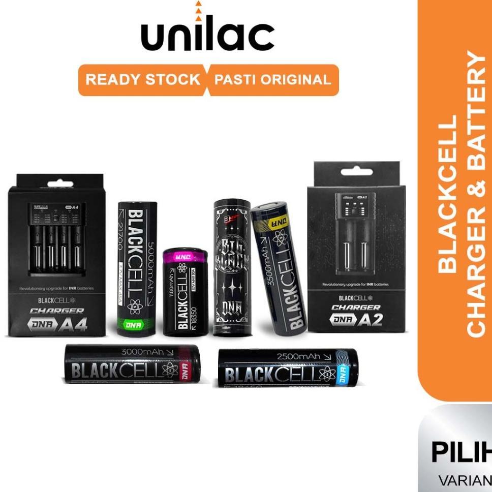 Authentic Baterai 18650 Blackcell Dna 2500Mah | 3000Mah | 3500Mah | 5000Mah Battery Black Cell