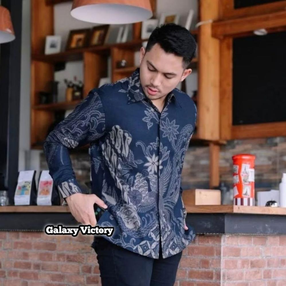 Discount Kemeja Batik Pria Slimfit Premium Batik ChrisR7 C-HR 1030