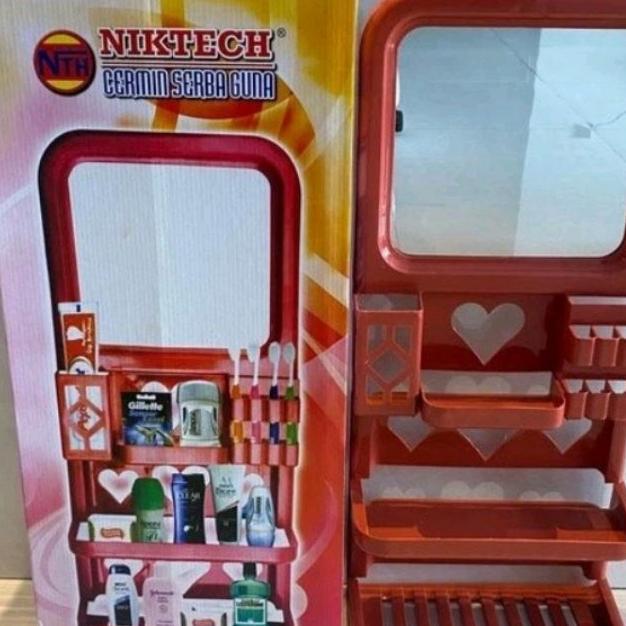 Rak Cermin Kamar Mandi /Innova /Kaca Kamar Mandi /Rak Serbaguna