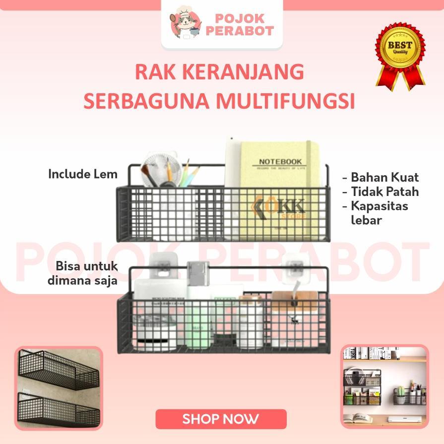 Rak Gantung Rak Keranjang Rak Kamar Mandi Rak Kamar Mandi Aesthetic Rak Kamar Mandi Tempel Serbaguna