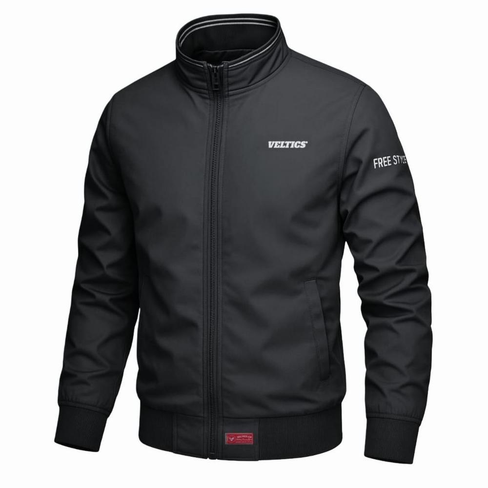 NEW Veltics Jaket Bomber Retro Freestyle Jaket Parasut Pria Wanita simple Jaket Motor Waterproof