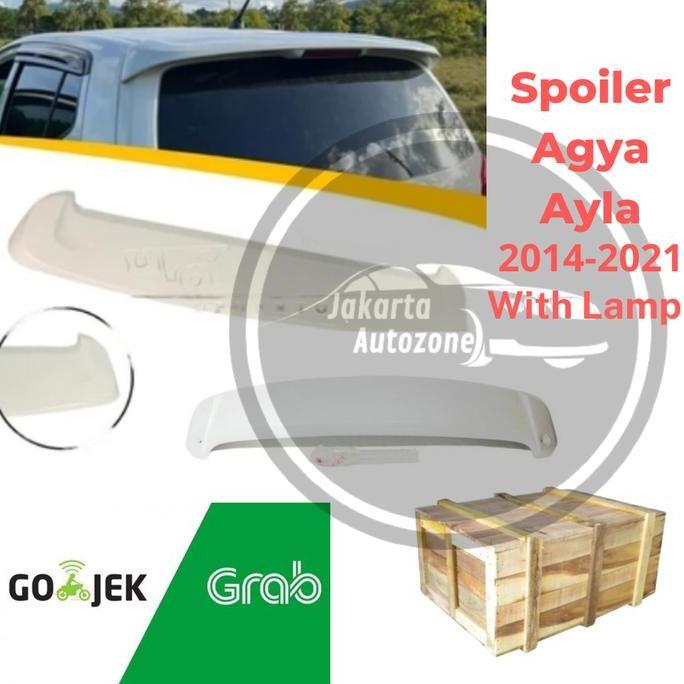 Rear Spoiler Sayap Belakang Body Kit Perodua Axia Agya Ayla 2014-2021 Restock