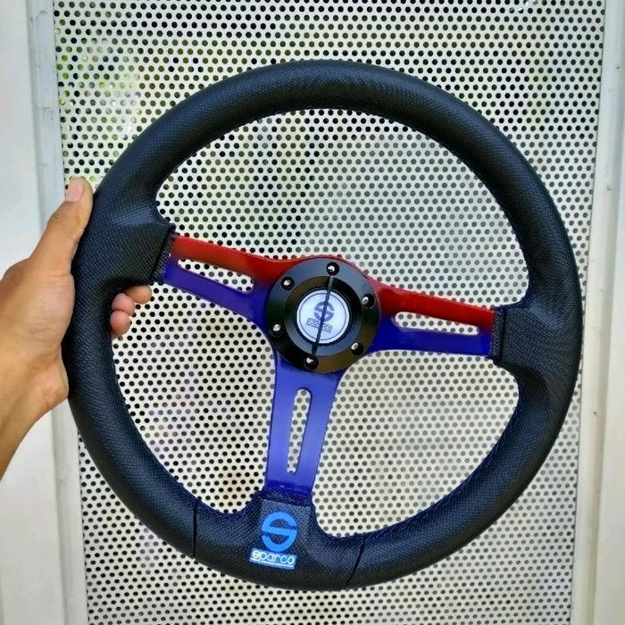 Setir Sparco Variasi Stir Sport Universal Untuk Mobil/Truk Car Original Dan Terpercaya