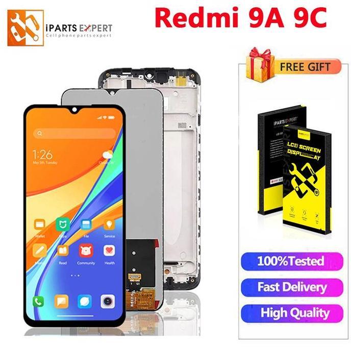 dayanaputrisembilan - ipartsexpert original lcd hp for xiaomi redmi 9a 9c original full set touch sc