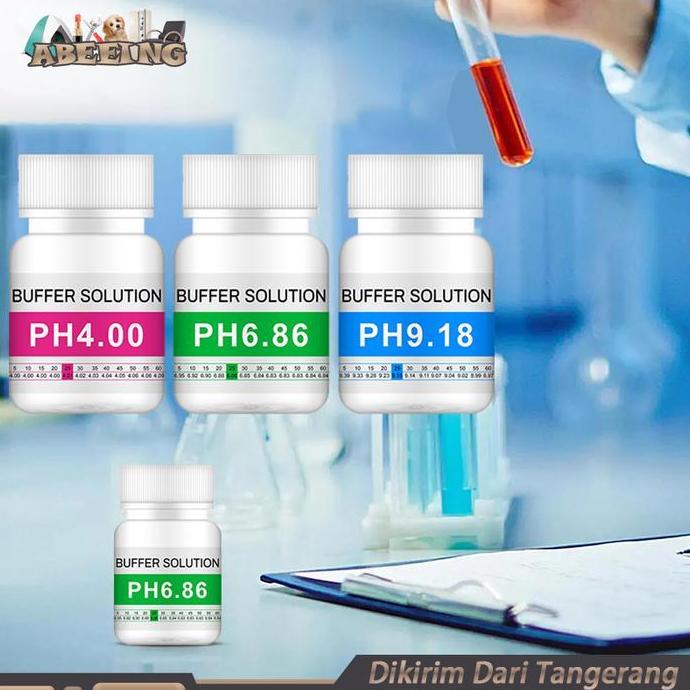CIEN 50ML PH Buffer Solution PH Pena PH Meter Larutan Uji PH4/6.86/9.18