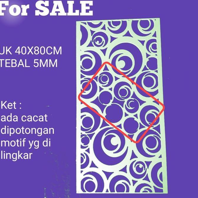 JUAL MURAH KRAWANGAN PVC BOARD / ORNAMEN PVC BOARD S-008