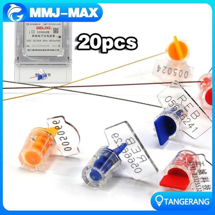 LEGOLANT Segel Meteran Listrik PLN 20pcs/Segel Meteran Air/Segel Putar PLN
