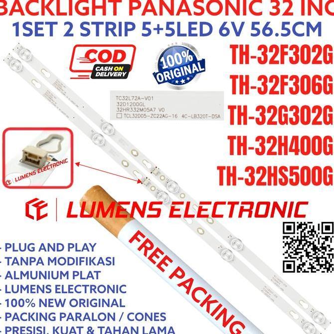 BACKLIGHT LED PANASONIC 32 IN TH 32H400 32H400G TH32H400G LAMPU BL 5K