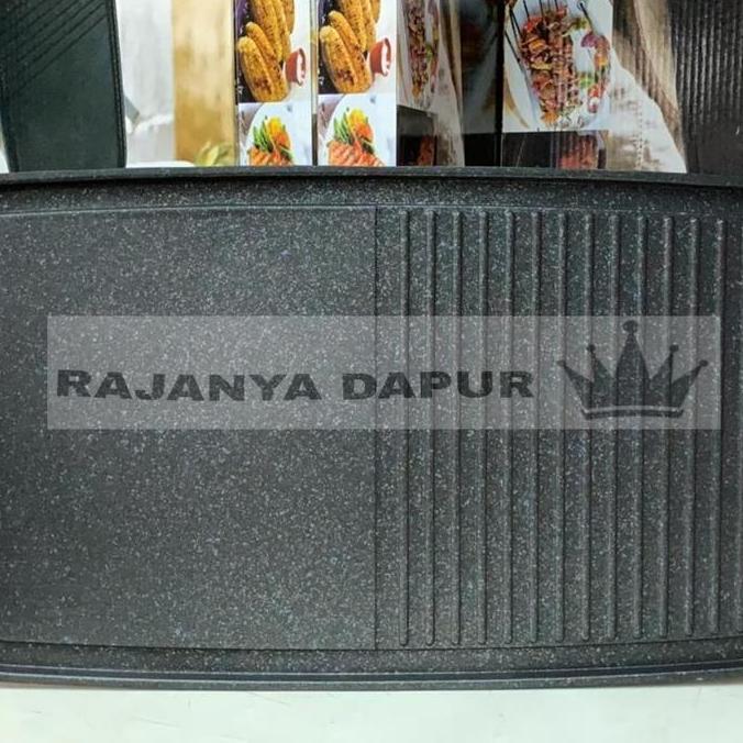 curahcuhan Multigrillpan panggangan grill segi panjang teflon / alat bbq BBQ Diskon