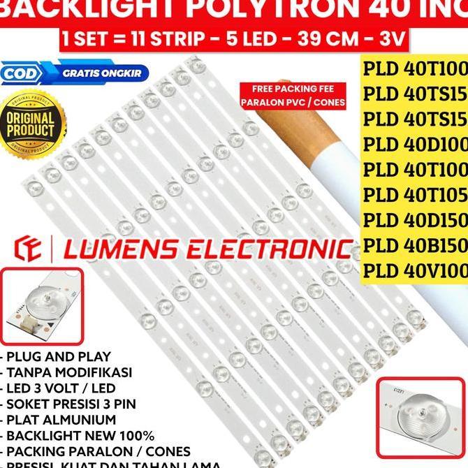 BACKLIGHT TV LED POLYTRON 40 PLD-40D150 PLD-40B150 PLD-40S150 LAMPU BL