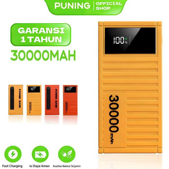 PUNING LENTIVEN Powerbank 30000 mAh Mini with Fast Charging