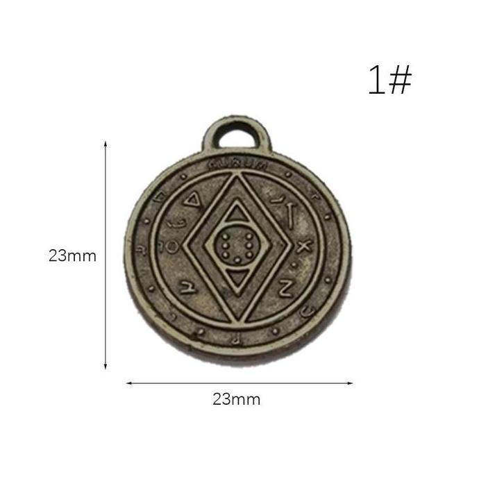 MORVENO Kalung Amulet Simbol Kekayaan Dan Keberuntungan Thailand Lucky Money Necklace