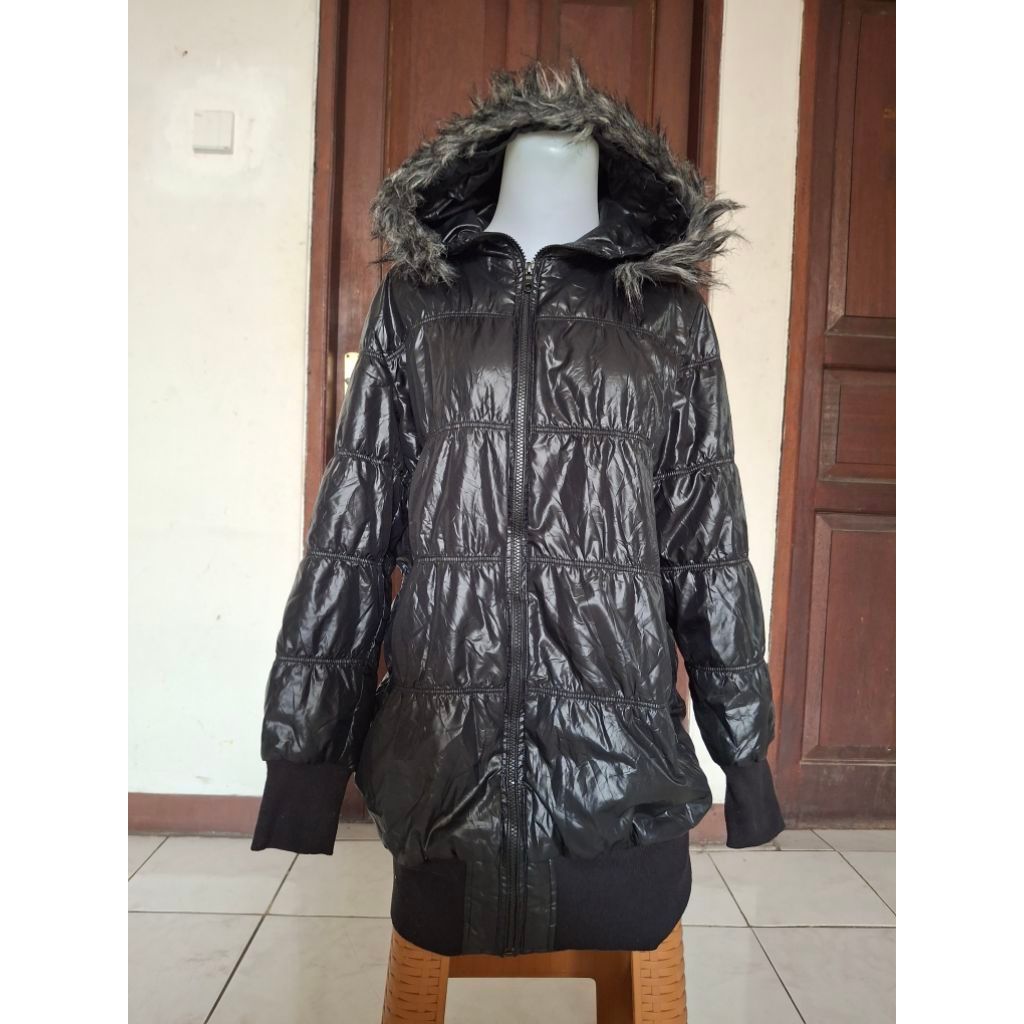 Jaket Winter Hitam puffer
