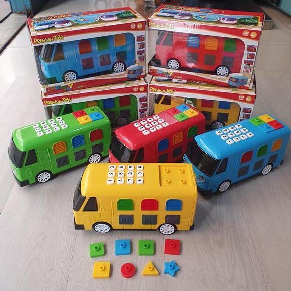 Mainan Mobil Anak Bus Tayo Edukasi Bernyanyi Bus Tayo Lampu Musik