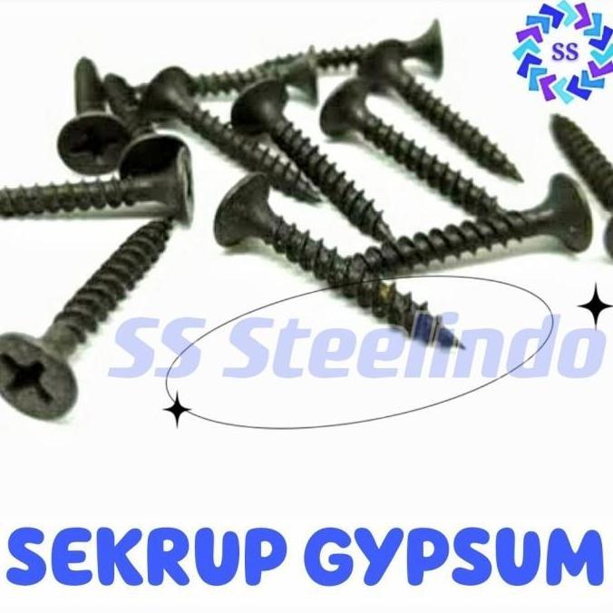 SEKRUP GYPSUM 3 4 5 7 CM HITAM