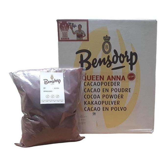 Torta- Coklat Bubuk Dark Chocolate Cocoa Powder Kiloan Bensdrop Bensdorp Susu 250Gr 500Gr 1Kg