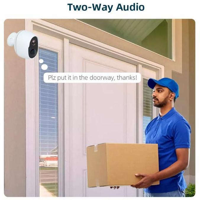 Var- Kerui Ip Kamera Cctv Battery Portable Dashcam
